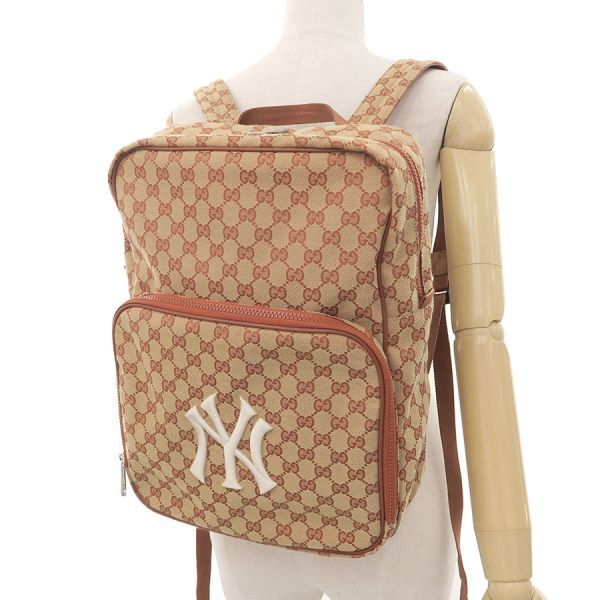 Gucci Ny GG Canvas Backpack — view 9