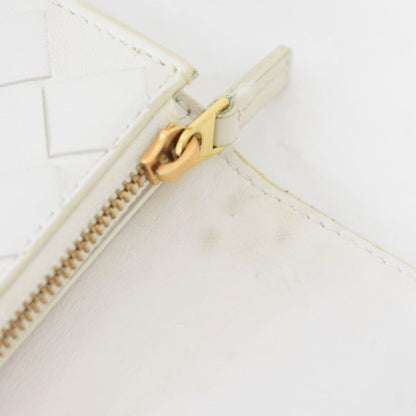 Bottega Veneta Intrecciato Bifold Wallet Leather White — view 8