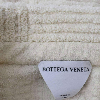 Bottega Veneta French Terry Jacket Shirt Front Button Collar Pile Fabric XS — view 8