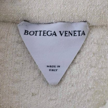 Bottega Veneta French Terry Jacket Shirt Front Button Collar Pile Fabric XS — view 3