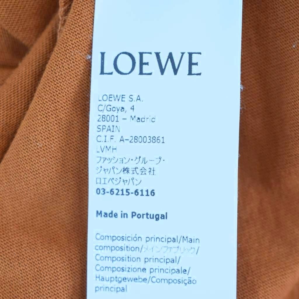 Loewe Anagram Logo T-Shirt Short Sleeve S Brown — view 4