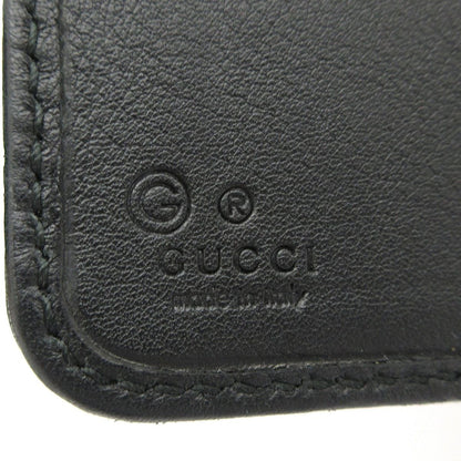 Gucci Wallet Micro Guccissima Black Leather — view 6