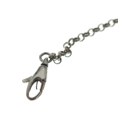 Gucci GG Logo All Over Pattern Ghost Chain Necklace Silver — view 5