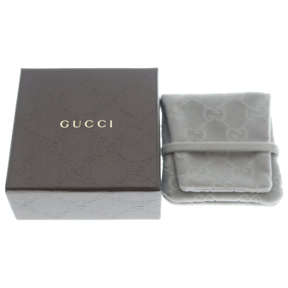 Gucci GG Logo All Over Pattern Ghost Ring Silver — view 6