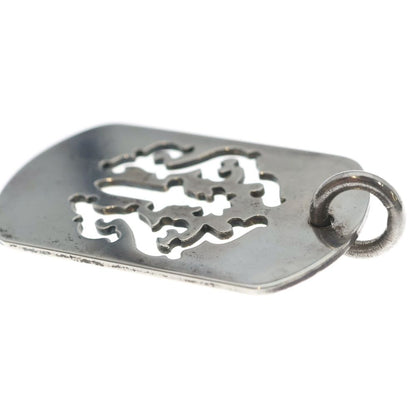 Chrome Hearts D Tag Lrg Ltd Large Dog Tag Necklace Top — view 6
