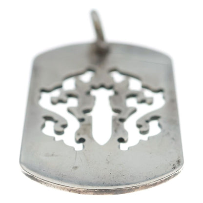 Chrome Hearts D Tag Lrg Ltd Large Dog Tag Necklace Top — view 5