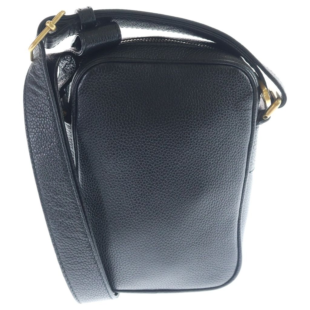 Gucci Sherry Line Mini Shoulder Bag Black Leather Gold — view 2