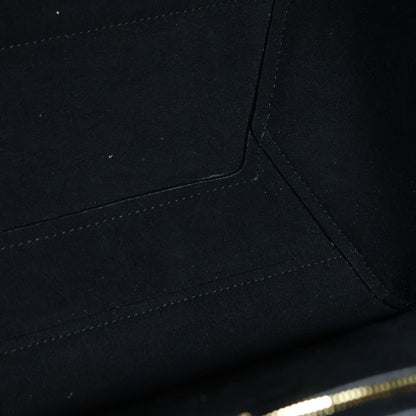 Celine Sangle Bucket Shoulder Bag Black Leather Gold — view 5