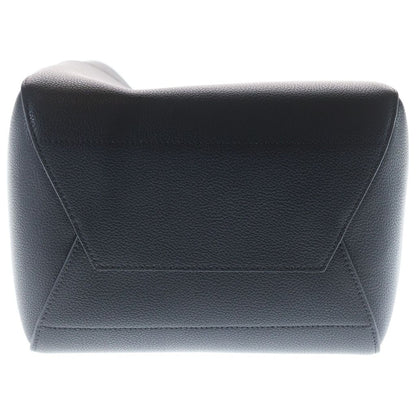 Celine Sangle Bucket Shoulder Bag Black Leather Gold — view 4
