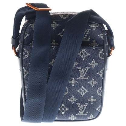 Louis Vuitton Monogram Ink Danube Mini Shoulder Bag Navy Orange — view 2