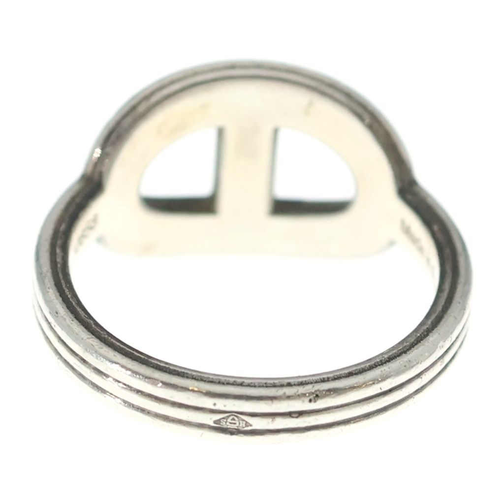 Hermes Chaine D'ancre Ring 49 Silver — view 2