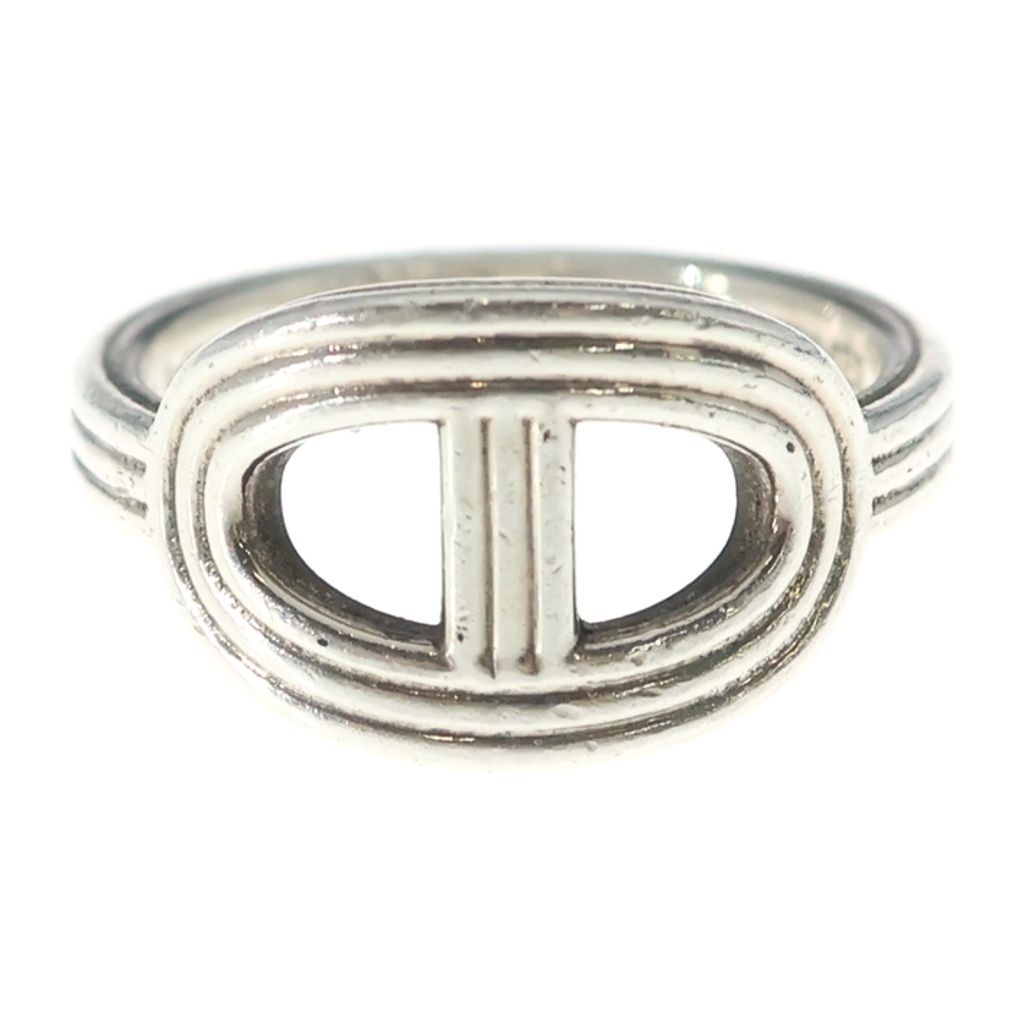 Hermes Chaine D'ancre Ring 49 Silver — view 4