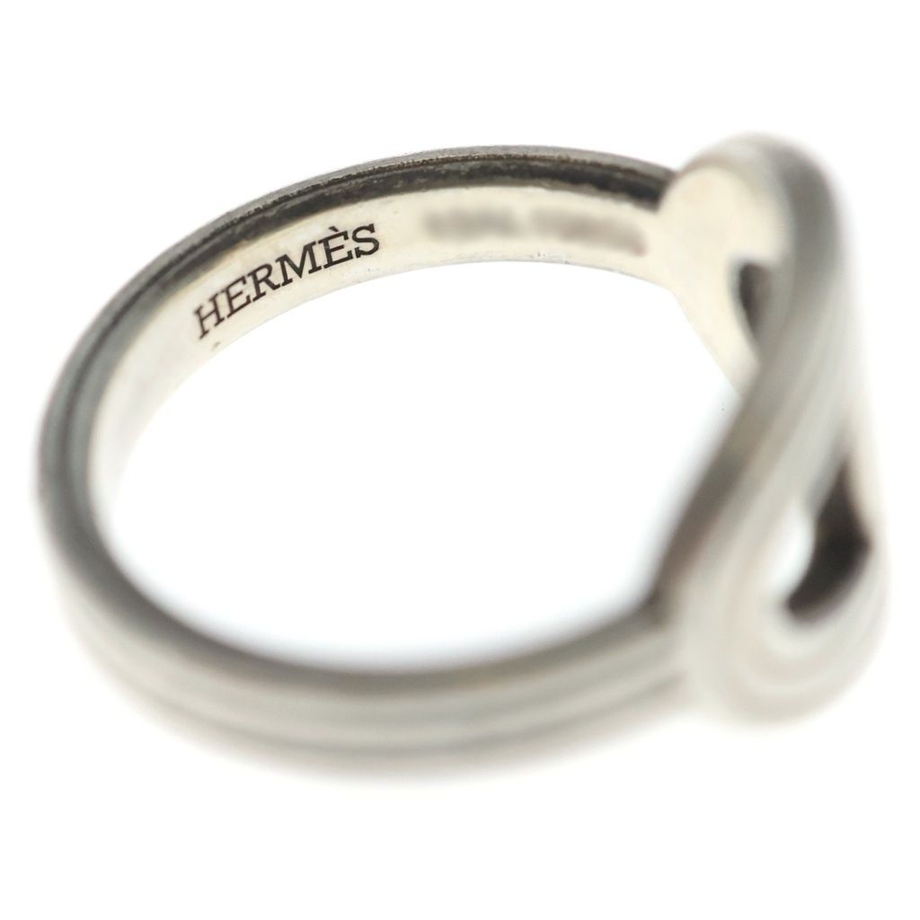 Hermes Chaine D'ancre Ring 49 Silver — view 6