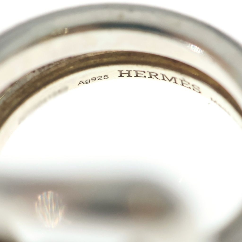 Hermes Chaine D'ancre Punk Ring 51 Silver — view 5