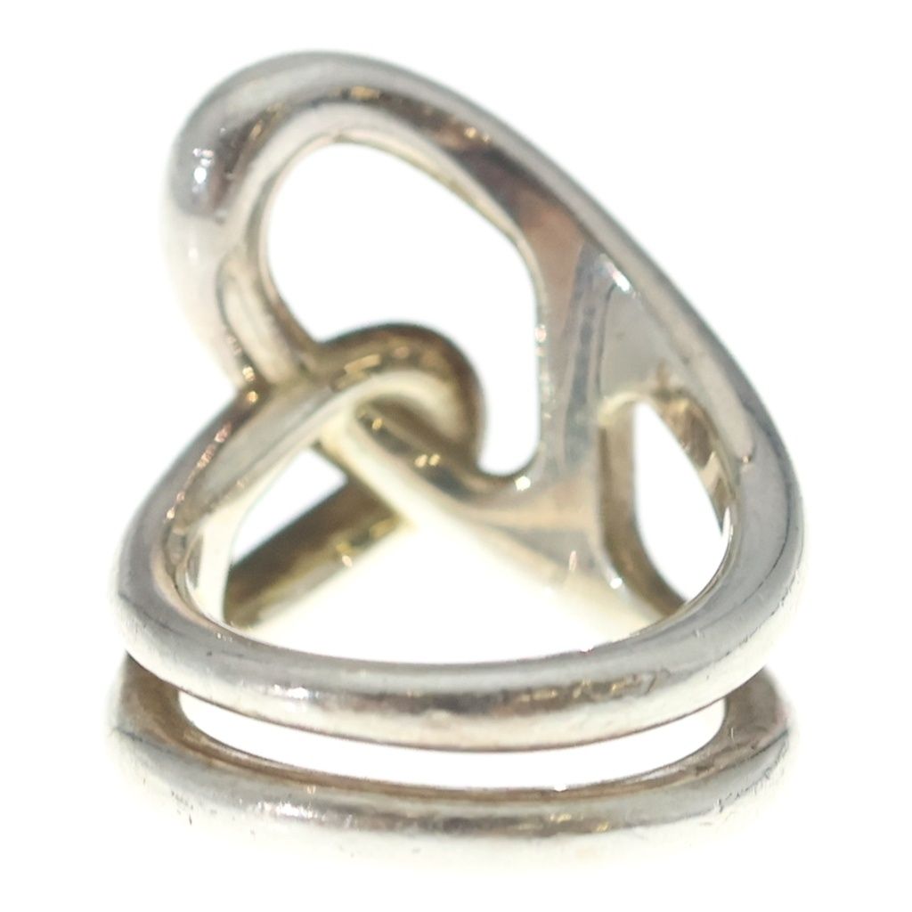 Hermes Chaine D'ancre Punk Ring 51 Silver — view 2