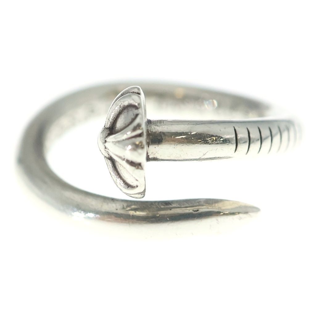 Chrome Hearts Nail Crsball Cross Ball Ring Silver — view 4