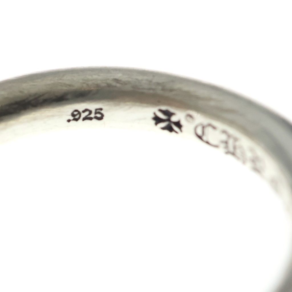 Chrome Hearts Nail Crsball Cross Ball Ring Silver
