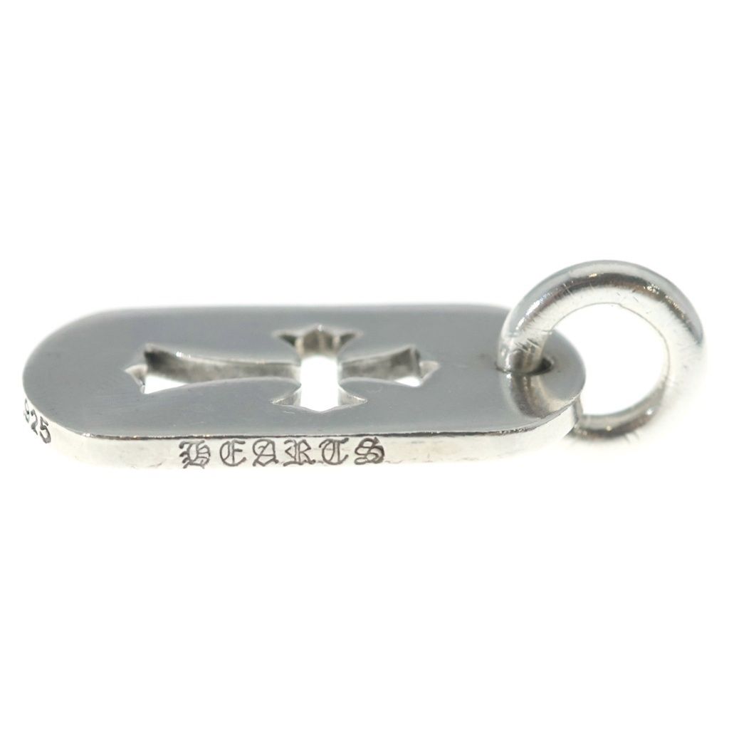 Chrome Hearts D Tag Sml CO Crs Cutout Cross Dog Tag Small Pendant Top Silver — view 3