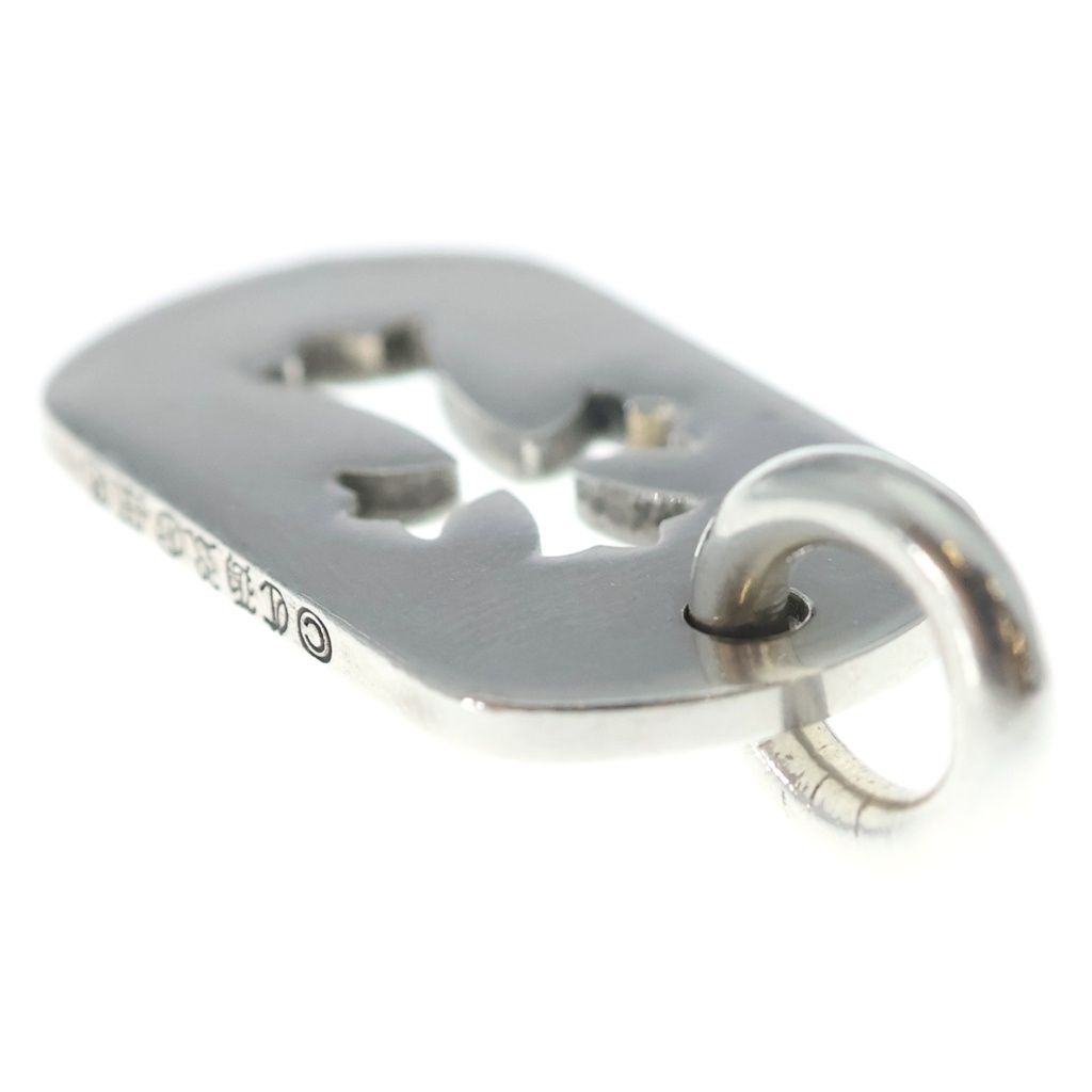 Chrome Hearts D Tag Sml CO Crs Cutout Cross Dog Tag Small Pendant Top Silver — view 4