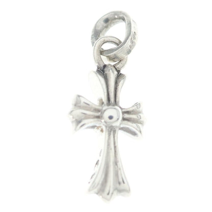 Chrome Hearts Crs Baby Fat Cross Pendant Top Silver