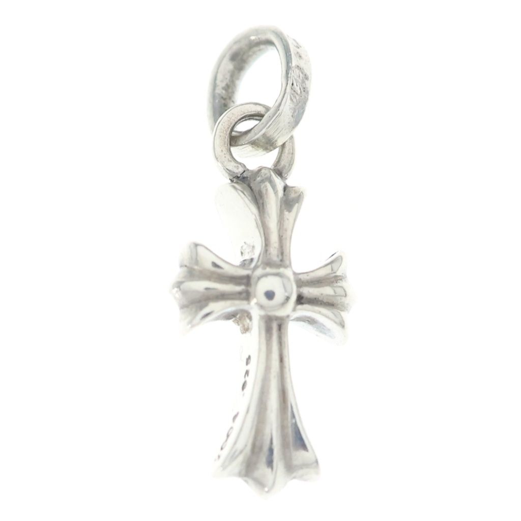 Chrome Hearts Crs Baby Fat Cross Pendant Top Silver — view 2