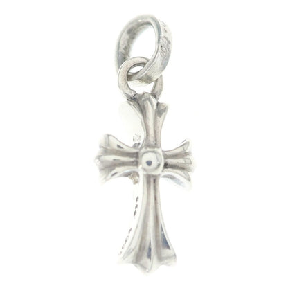 Chrome Hearts Crs Baby Fat Cross Pendant Top Silver — view 2