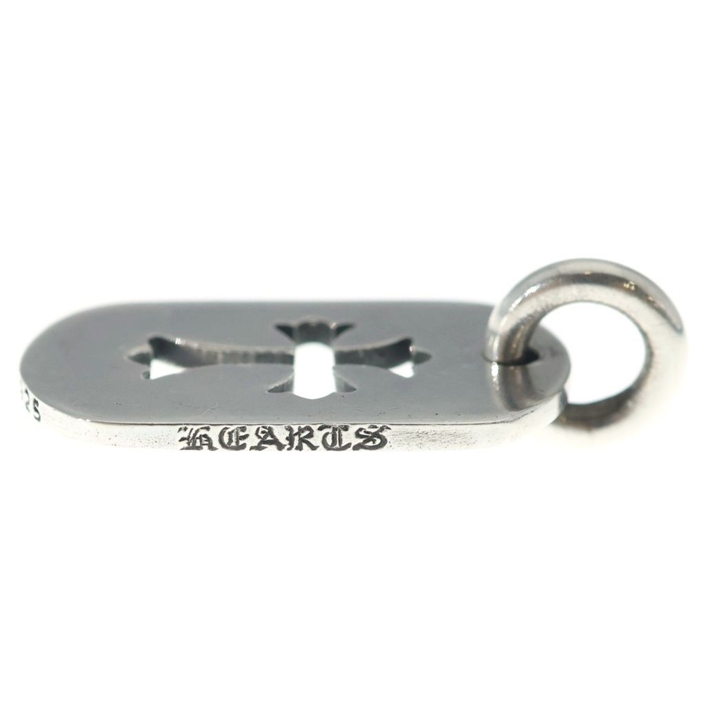 Chrome Hearts D Tag Sml CO Crs Cutout Cross Dog Tag Small Pendant Top Silver — view 3