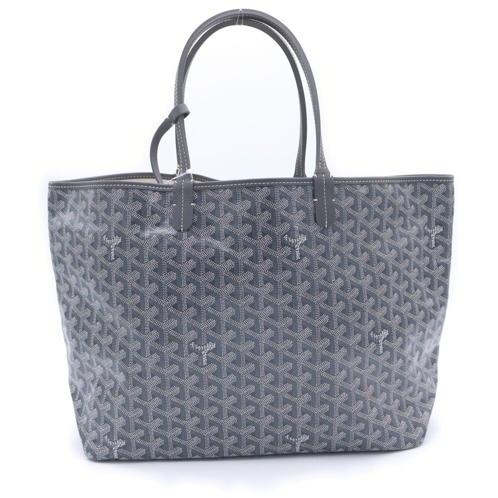 Goyard Saint Louis PM Gray Tote Leather