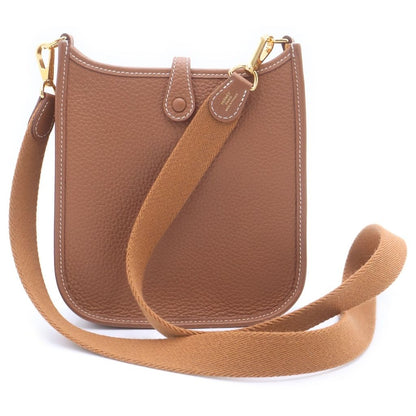 Hermes Evelyne TPM Gold Taurillon Clemence Shoulder Bag — view 2