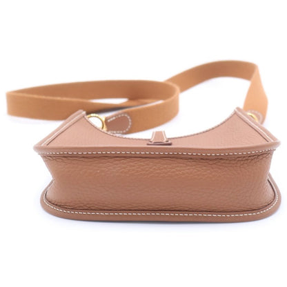 Hermes Evelyne TPM Gold Taurillon Clemence Shoulder Bag — view 5