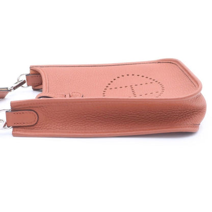 Hermes Evelyne TPM Cui Vre Taurillon Clemence Silver Shoulder Bag — view 3