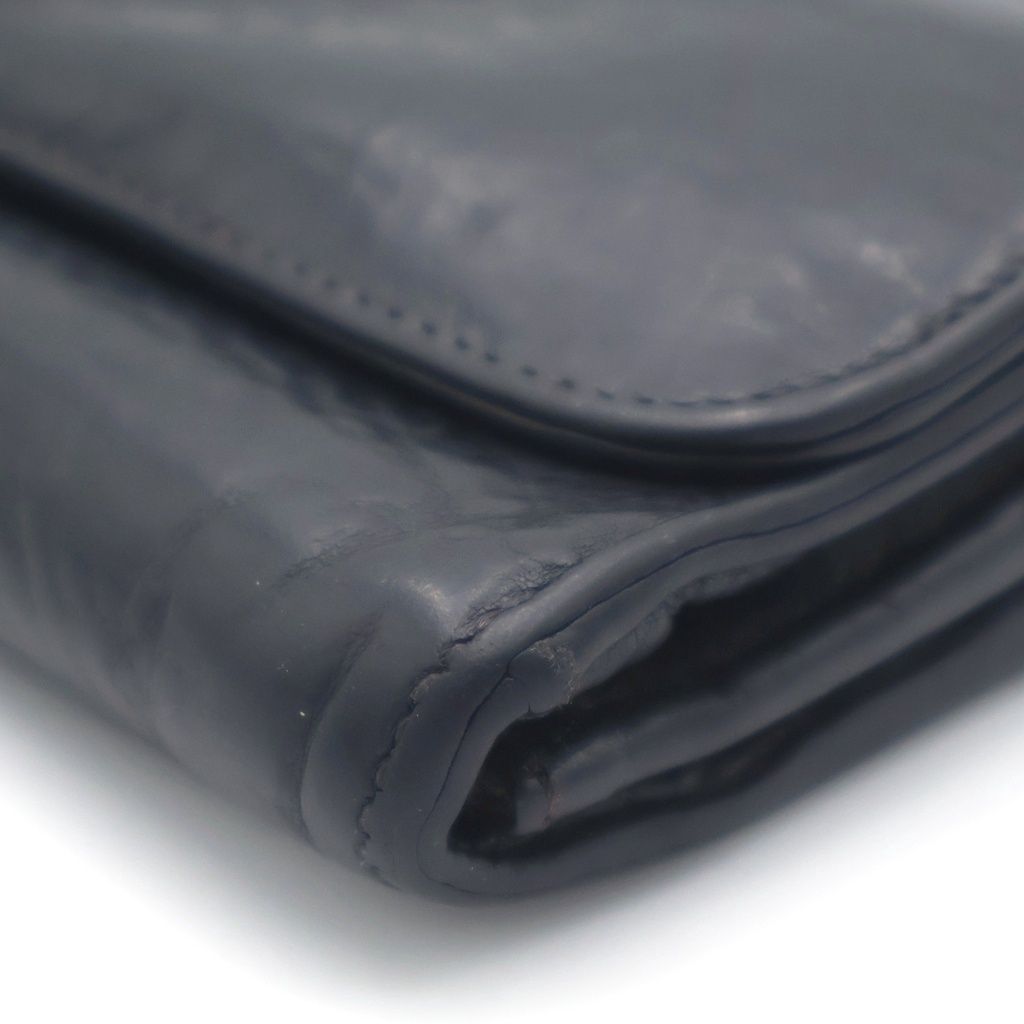 Chrome Hearts Judy Cross Ball Button Leather Wallet Black — view 6