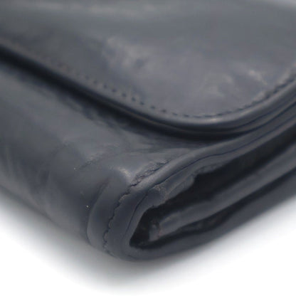 Chrome Hearts Judy Cross Ball Button Leather Wallet Black — view 6