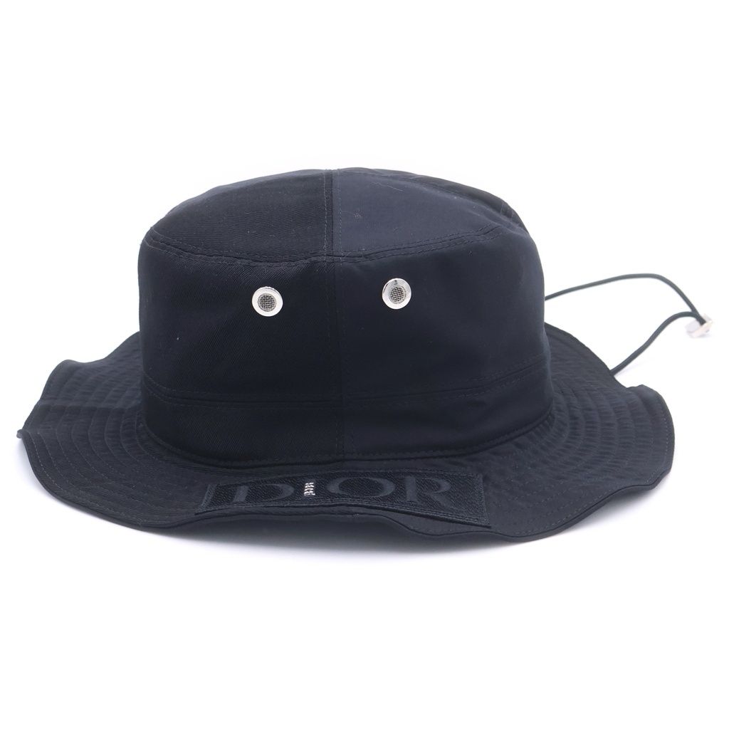 Dior Outdoor Hat Cotton Faille Sacai Black — view 3