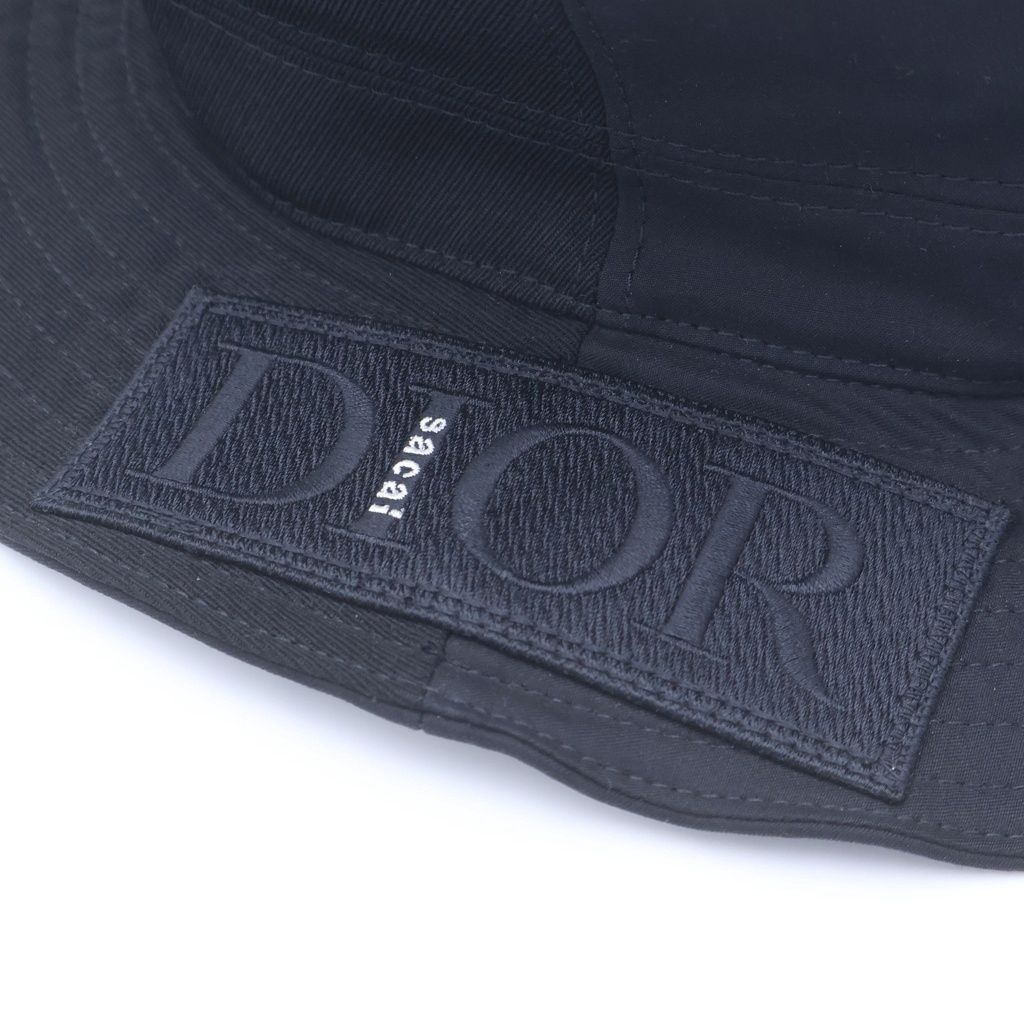 Dior Outdoor Hat Cotton Faille Sacai Black — view 6