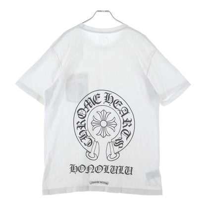 Chrome Hearts Honolulu Limited Horseshoe Tee Honolou Lou Print Crew Neck Short
