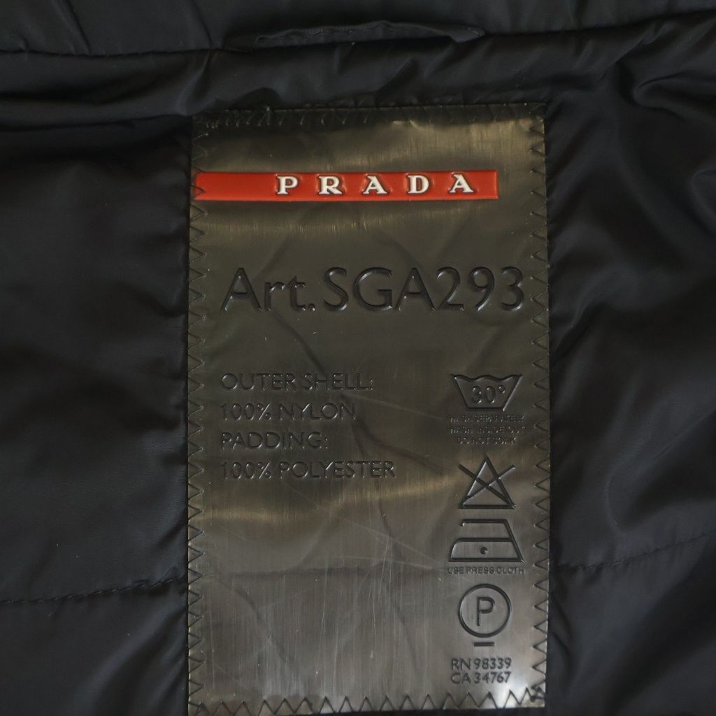 Prada Sport Nylon Jacket Double Zip Black — view 7
