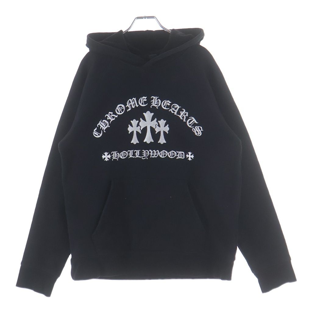 Chrome Hearts Sailin on HD Plvr Cemetery Cross Employee Pullover Sweatshirt