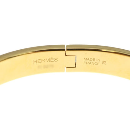 Hermes Mini Click Meadow Enamel Bracelet Gold Black — view 5