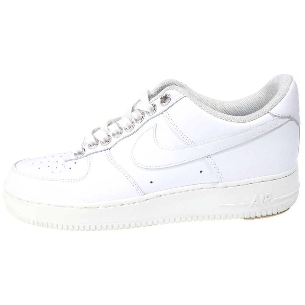 Chrome Hearts Nike Afi Air Force 1 Low Cut Sneakers White Silver