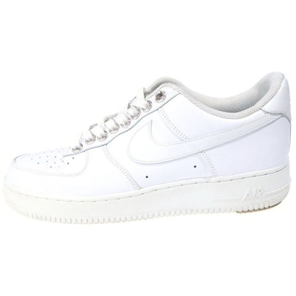 Chrome Hearts Nike Afi Air Force 1 Low Cut Sneakers White Silver