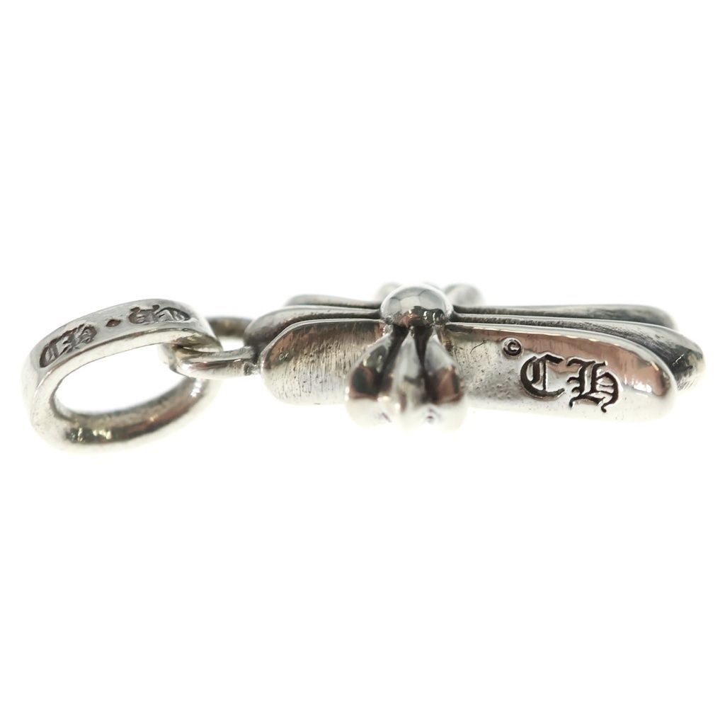 Chrome Hearts Crs Baby Fat Cross Pendant Top Silver — view 4