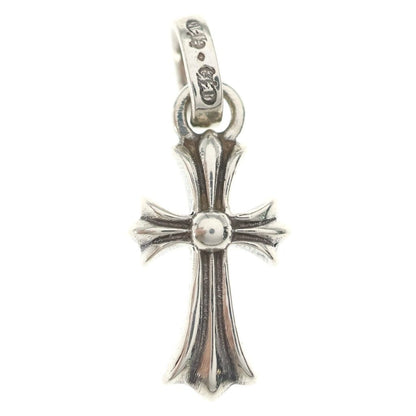 Chrome Hearts Crs Baby Fat Cross Pendant Top Silver — view 2