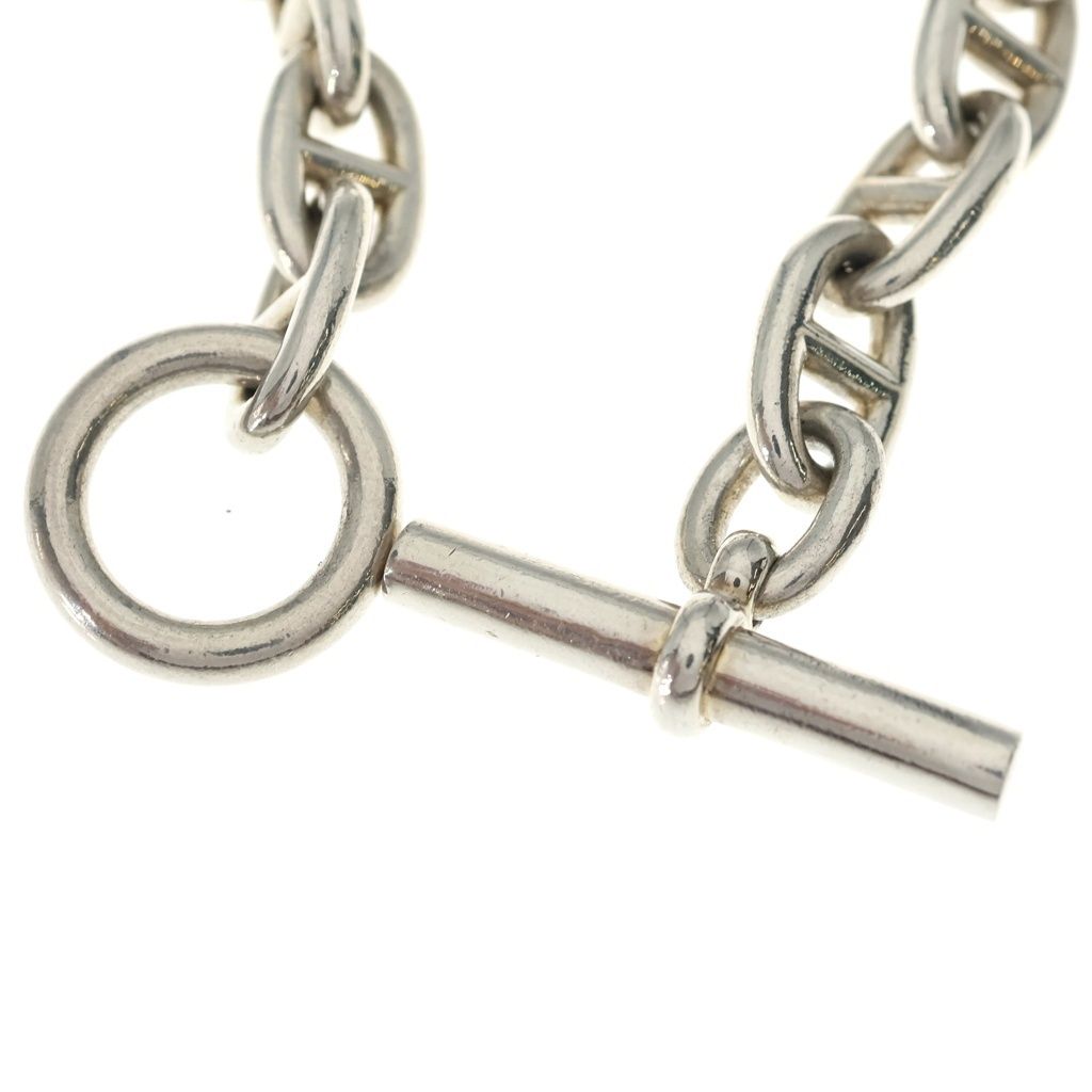 Hermes Chaine D'ancre TGM Chain Bracelet Silver — view 6