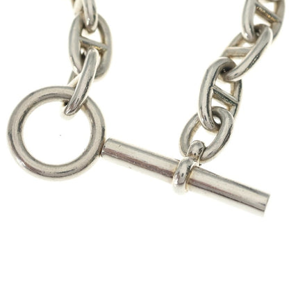 Hermes Chaine D'ancre TGM Chain Bracelet Silver — view 6