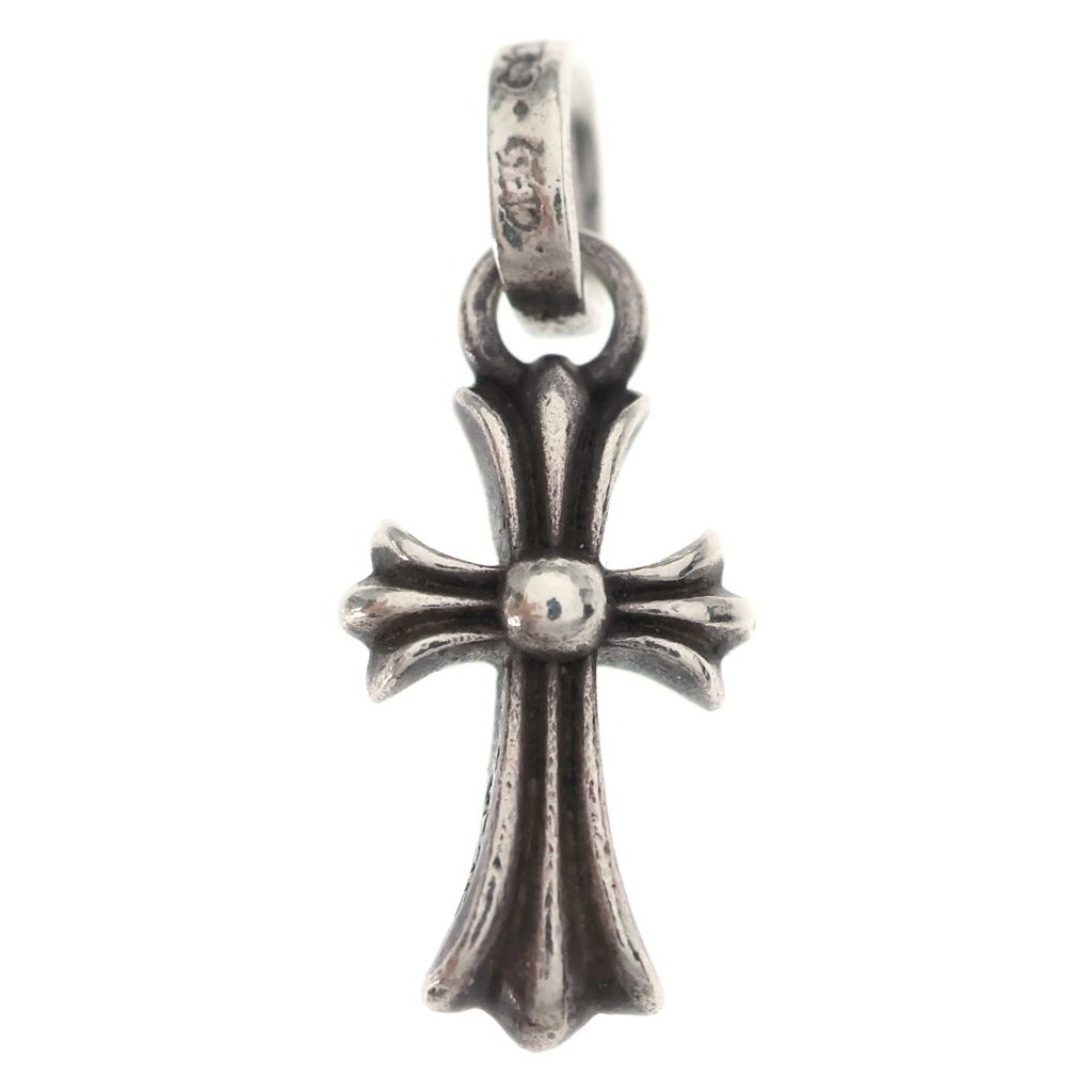 Chrome Hearts Crs Baby Fat Cross Pendant Top Silver