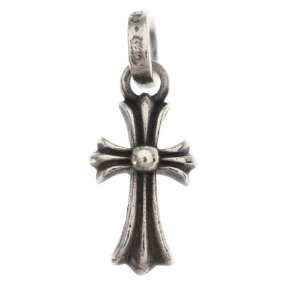 Chrome Hearts Crs Baby Fat Cross Pendant Top Silver