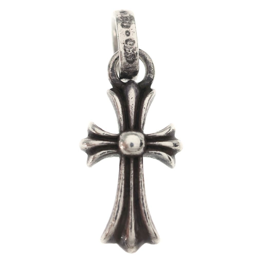 Chrome Hearts Crs Baby Fat Cross Pendant Top Silver — view 2