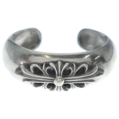 Chrome Hearts Floral Cross Calf Bangle Silver Bracelet — view 4