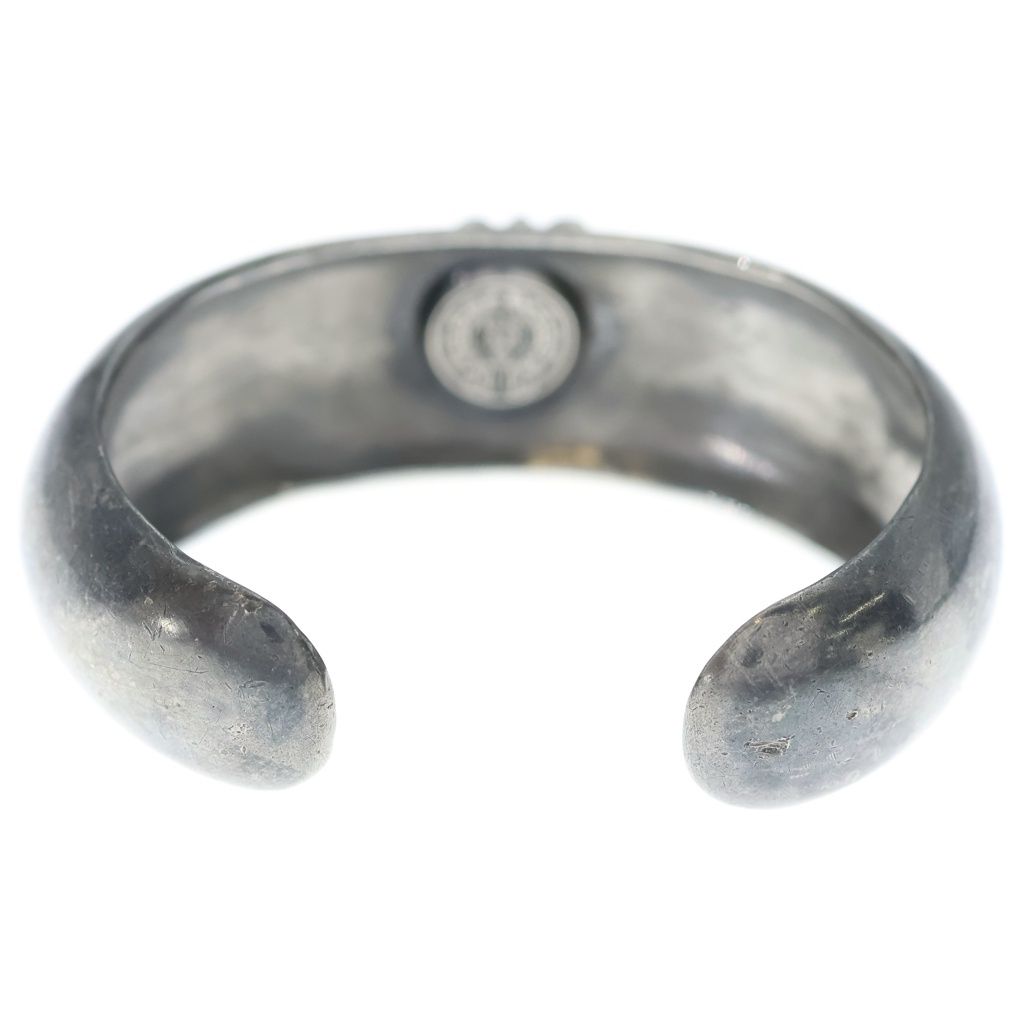 Chrome Hearts Floral Cross Calf Bangle Silver Bracelet — view 2